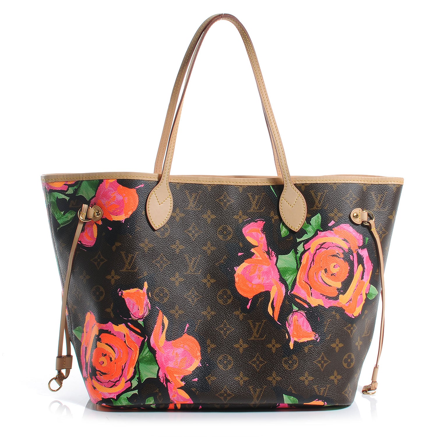 Louis Vuitton Monogram Roses Neverfull MM 1 of 7