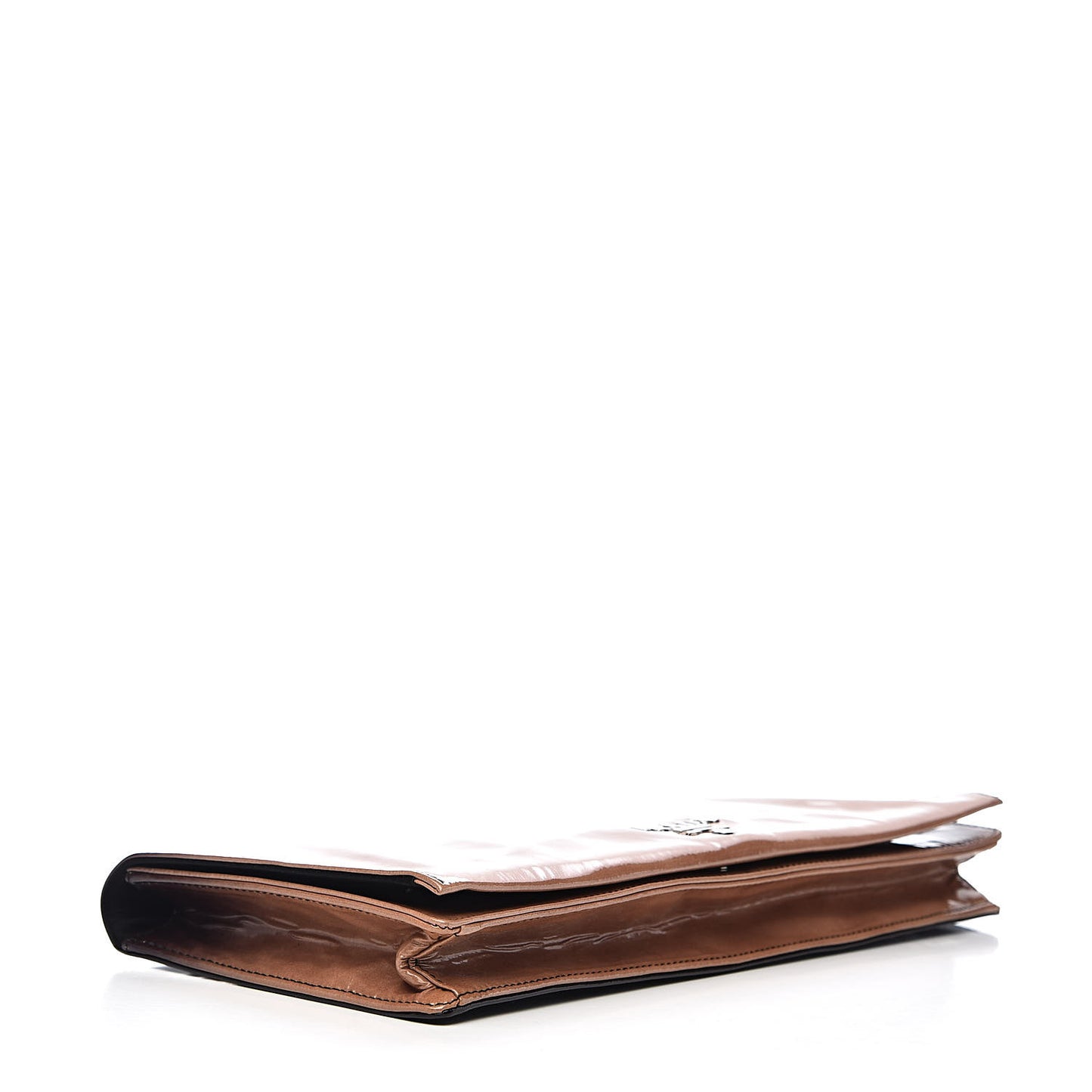 Vernice Sfumata Metal Clutch Nudo Black