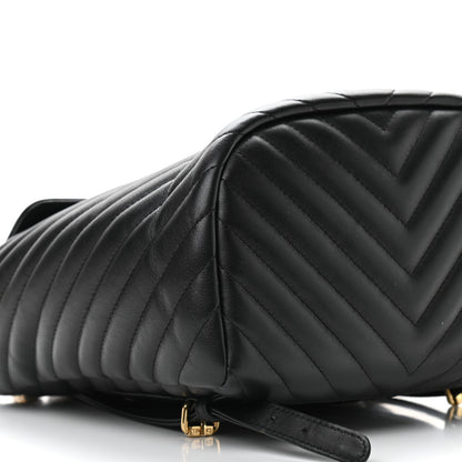Chanel Calfskin Chevron Quilted Small Urban Spirit Backpack Black 8 of 9