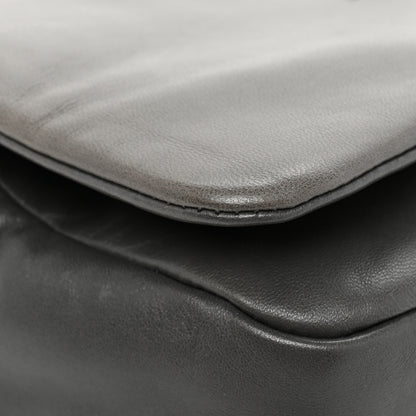 Chanel Lambskin Studded CC East West Flap Grey 10 of 13
