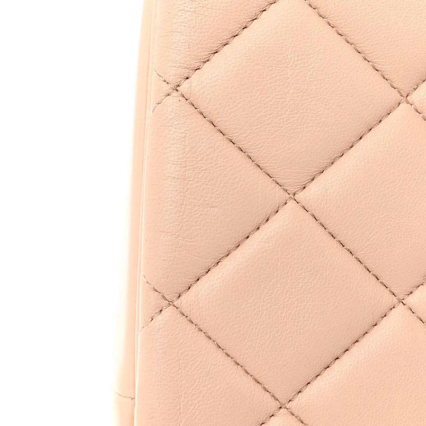 Lambskin Quilted Small Trendy CC Dual Handle Flap Bag Beige