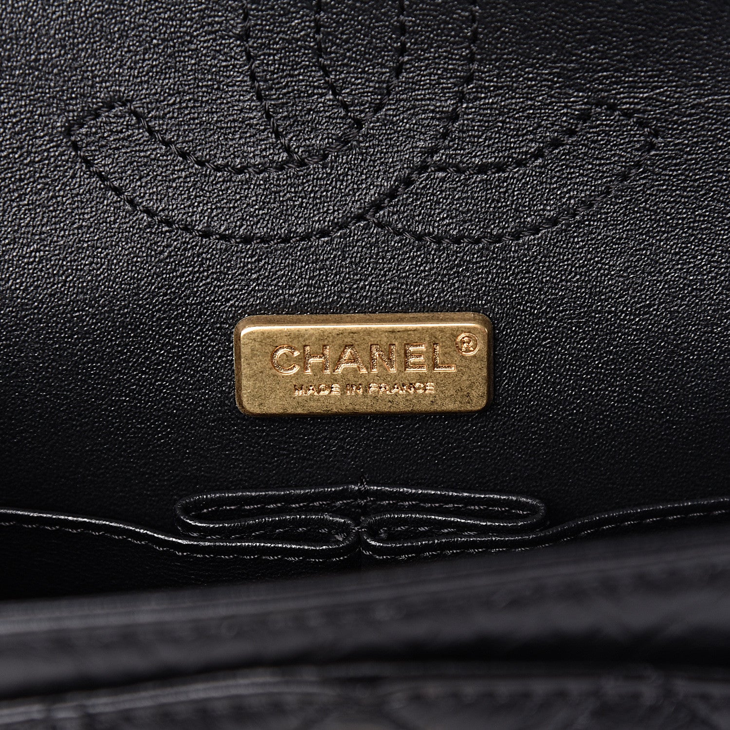 Chanel Aged Calfskin Casino 2.55 Reissue 224 Flap Black 6 of 10