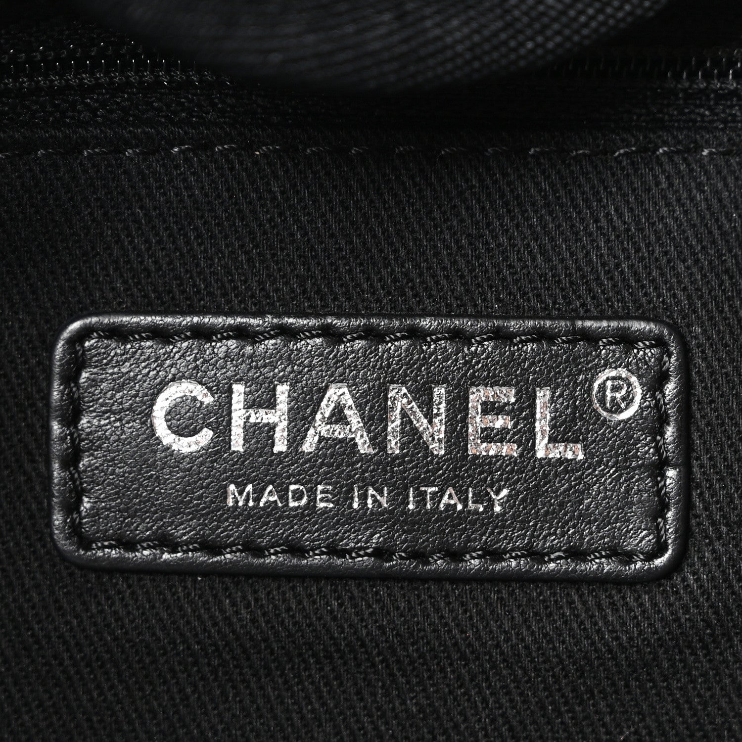 Chanel Canvas Medium Deauville Tote Charcoal 6 of 10