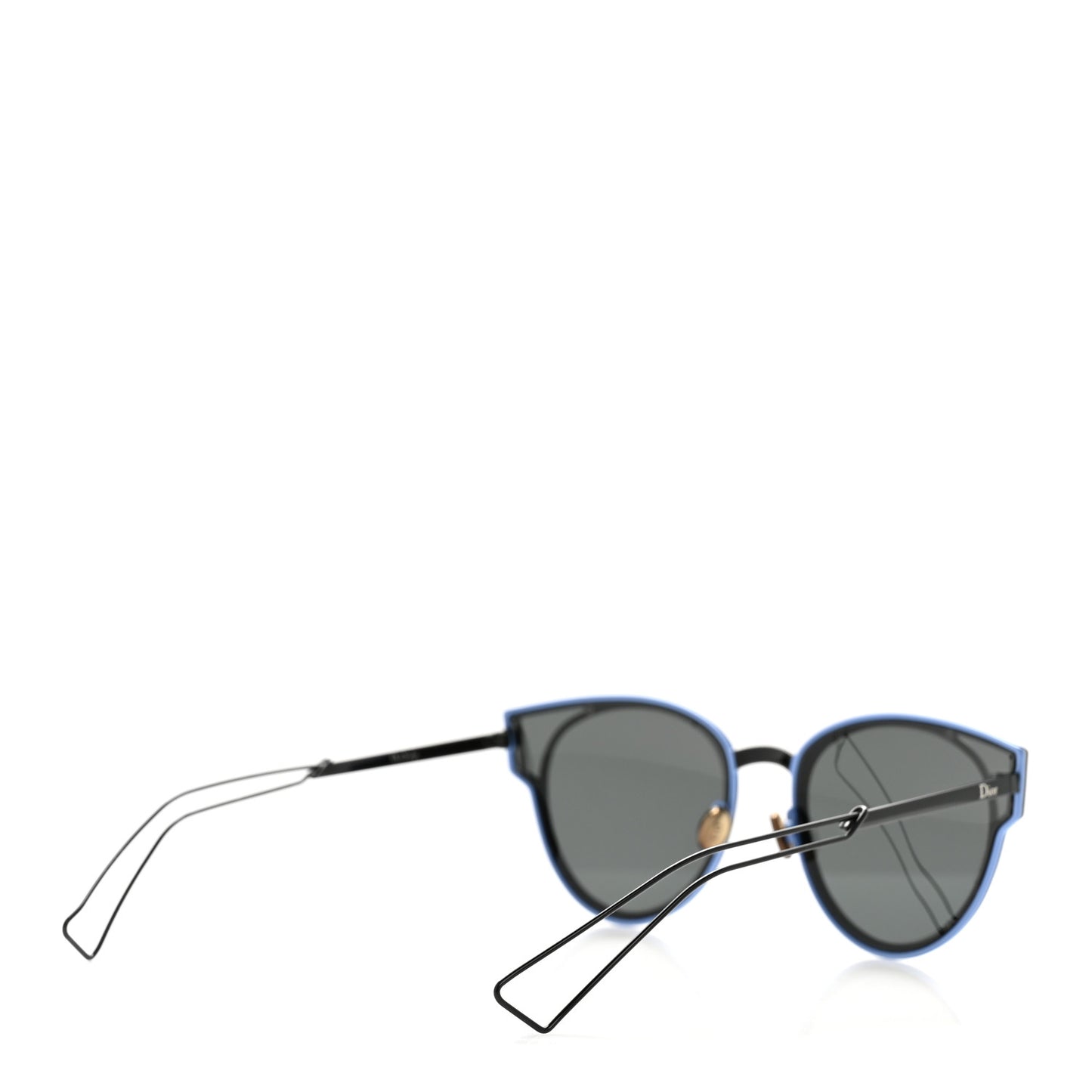 Sculpt Cat Eye Sunglasses Black Blue