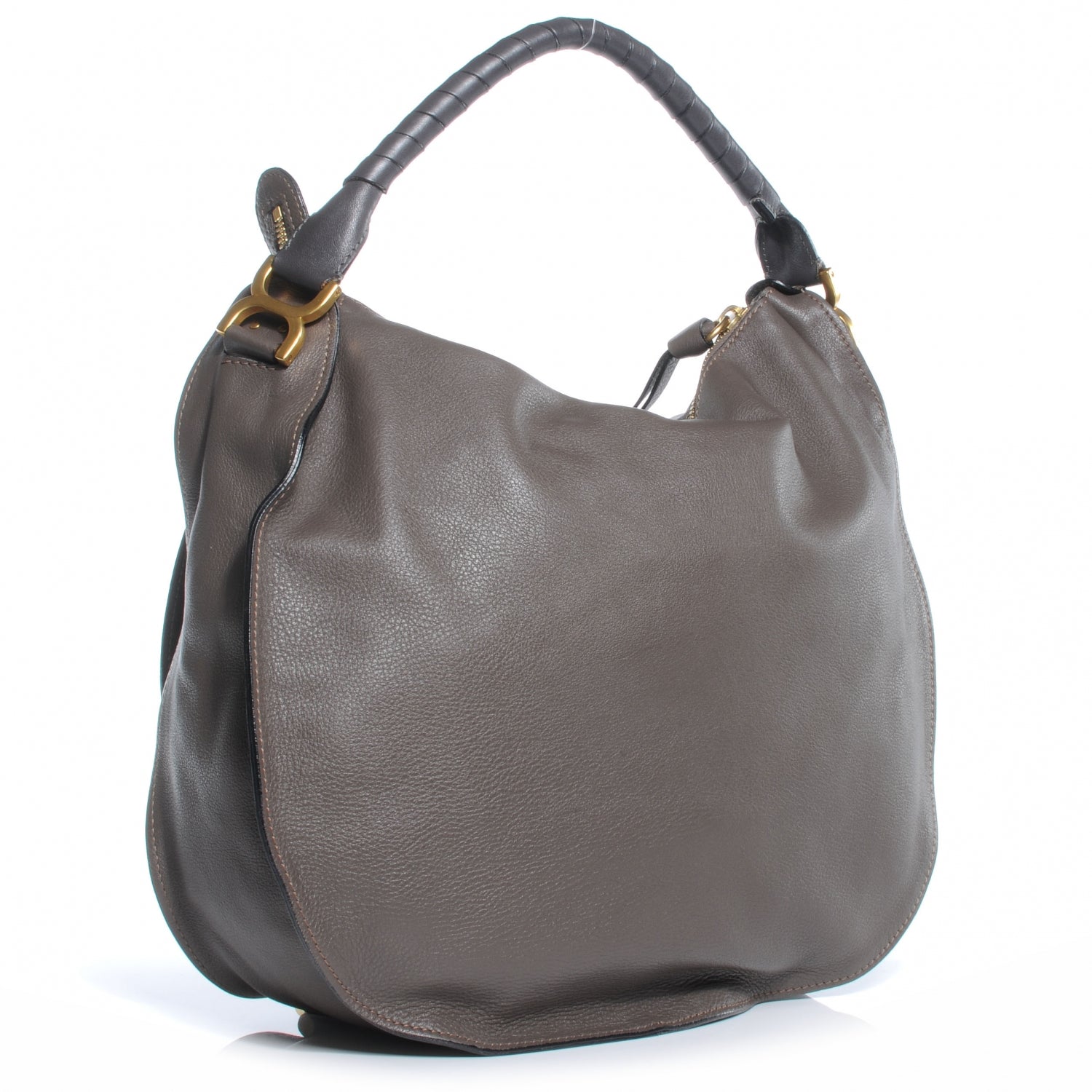Chloe Calfskin Large Marcie Hobo Ash 3 of 8