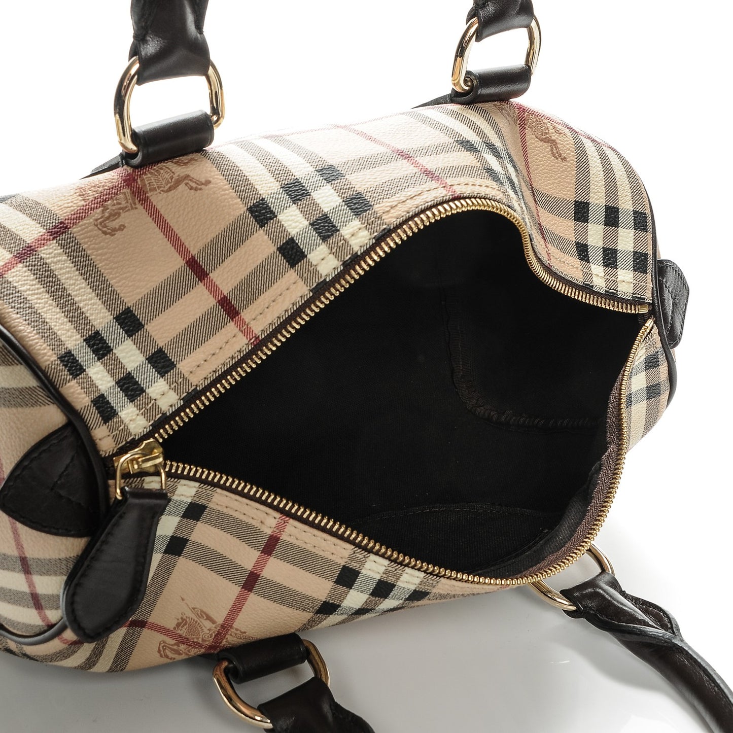 Haymarket Check Small Chester Bowling Bag Chocolate