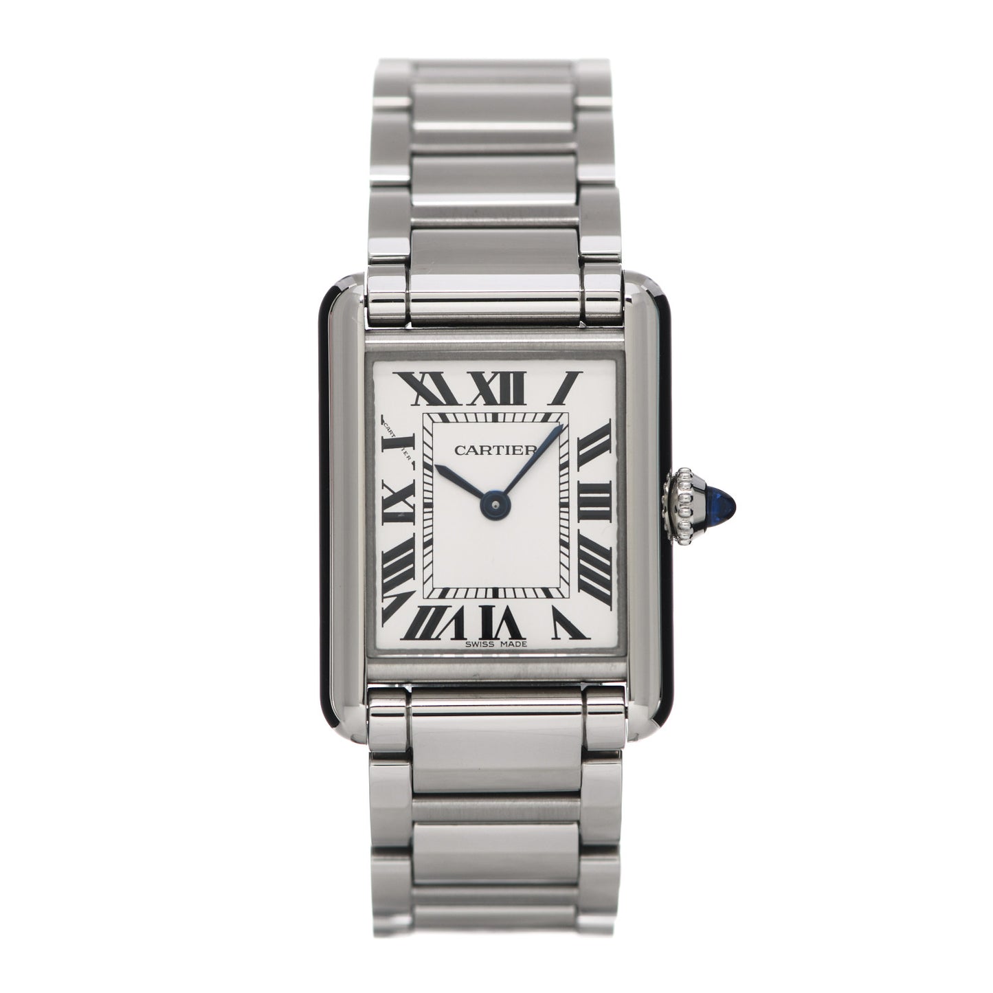 Stainless Steel 24mm Tank Solo Quartz Watch