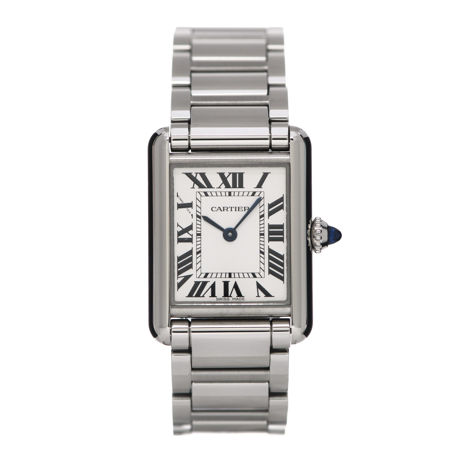 Cartier Stainless Steel 24mm Tank Solo Quartz Watch 1 of 5
