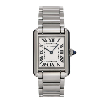 Cartier Stainless Steel 24mm Tank Solo Quartz Watch 1 of 5