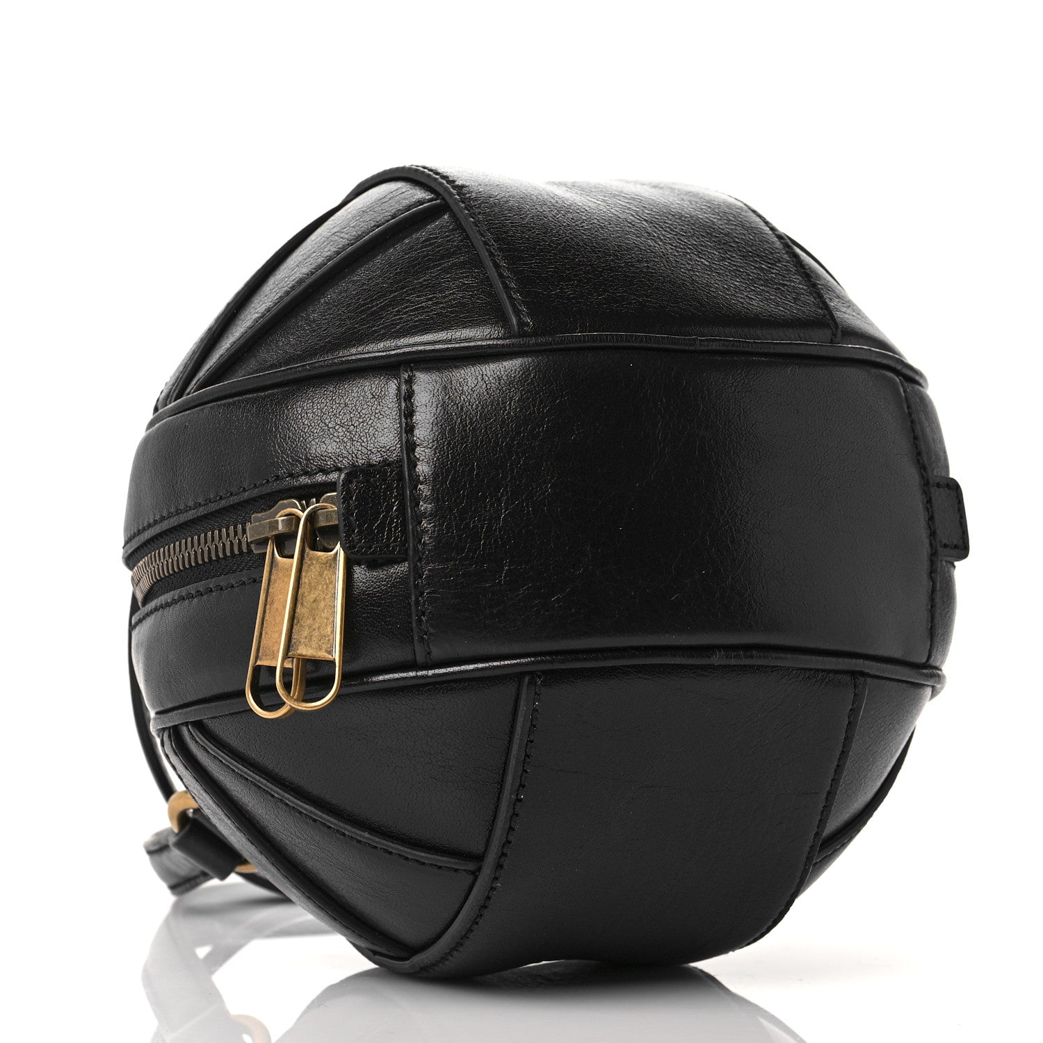 Gucci Piuma Lux Energy Mini Tifosa Basketball Shaped Shoulder Bag Black 3 of 7