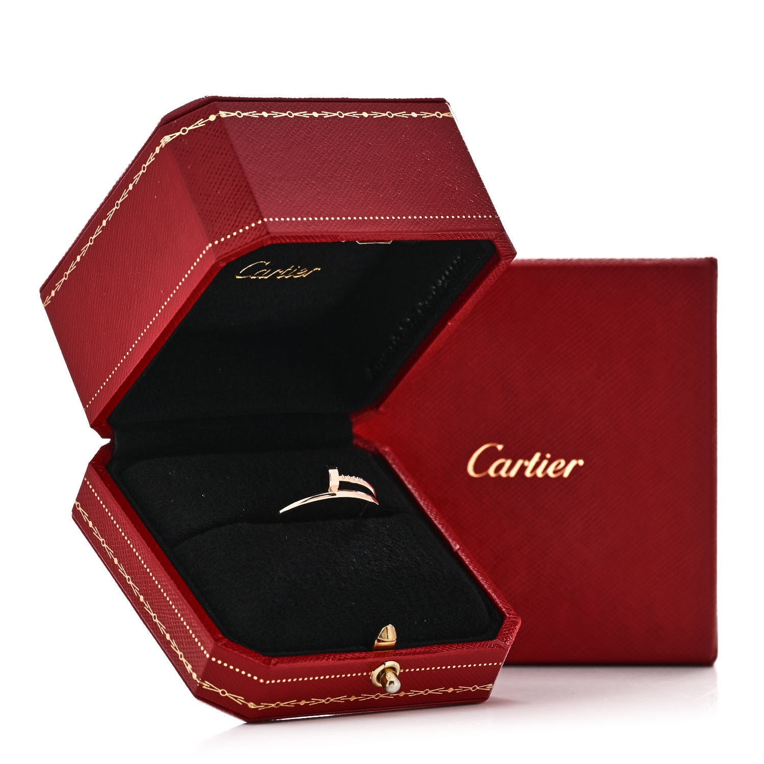 Cartier 18K Pink Gold Small Juste Un Clou Ring 53 6.5 6 of 6
