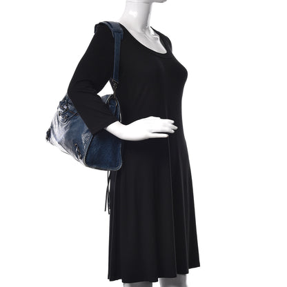 Balenciaga Agneau Classic Hardware City Bleu Mineral 2 of 16