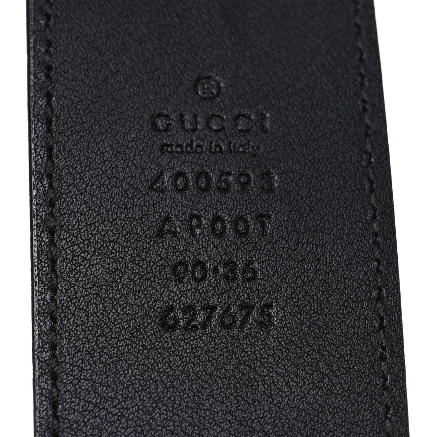 Gucci Calfskin Double G 40mm Belt 90 36 Black 5 of 5