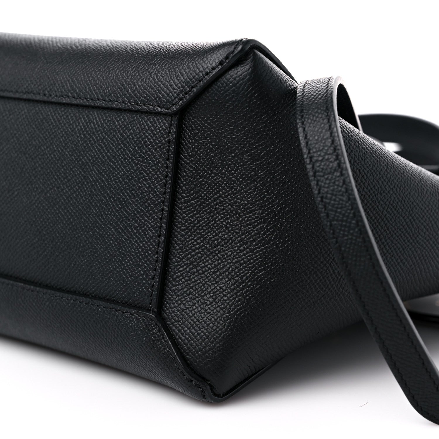 Celine Grained Calfskin Micro Belt Bag Black 9 of 9