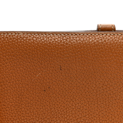 Hermes Togo Dogon Duo Wallet Gold 8 of 9