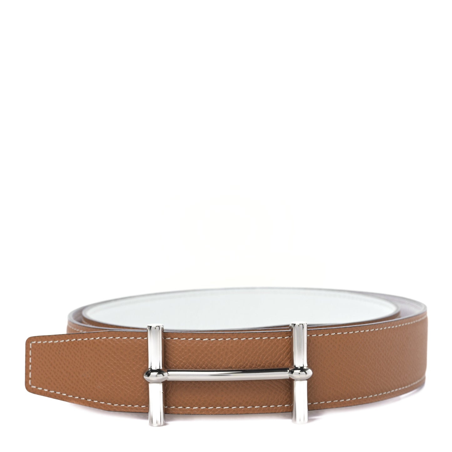 Epsom 32mm H d'Ancre Belt 90 36 Gold White