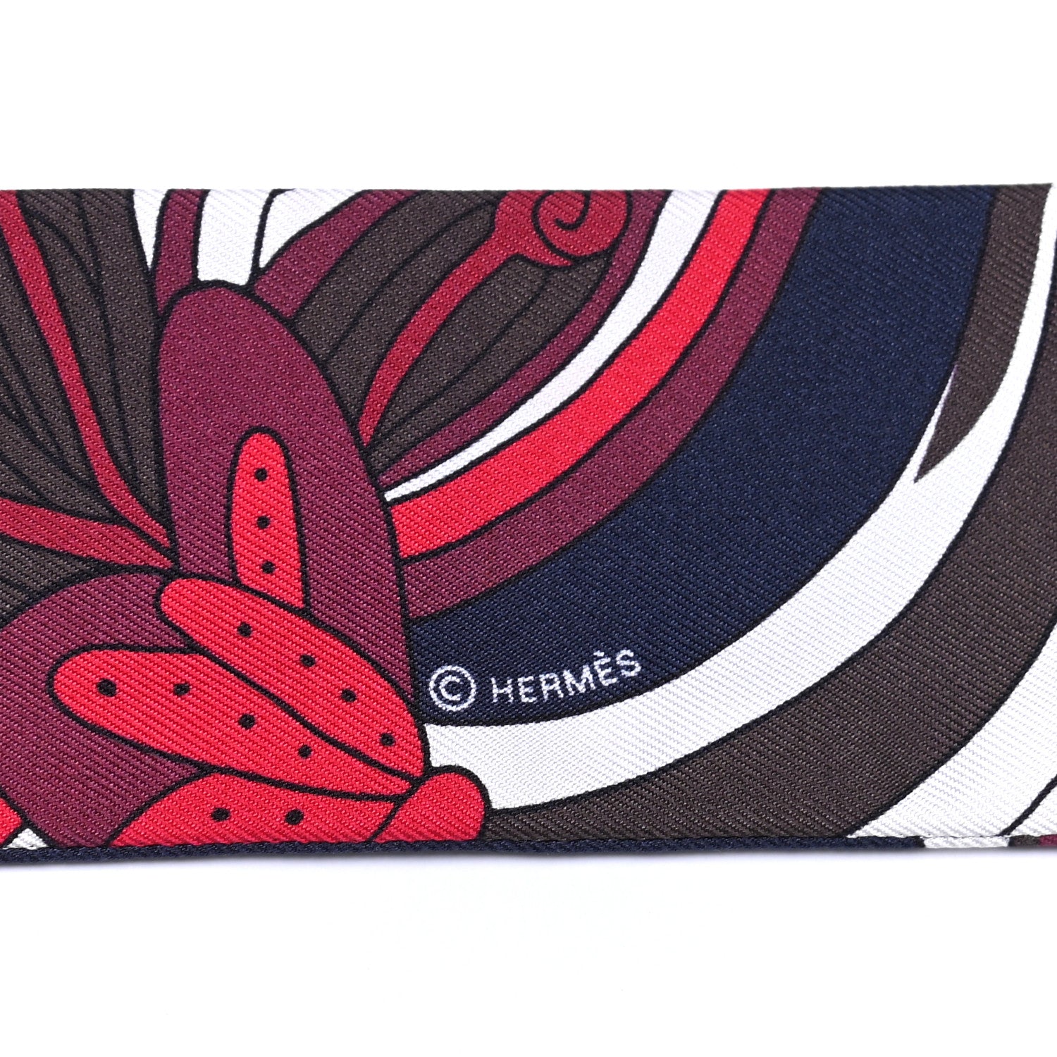 Hermes Silk Le Jardin de la Maharani Twilly 3 of 4