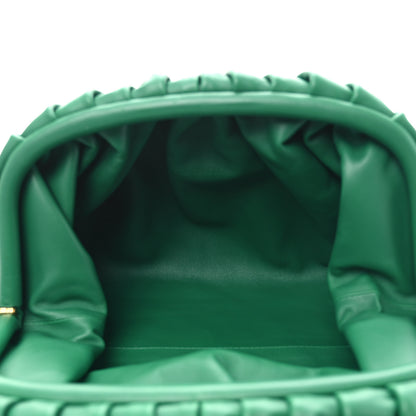 Bottega Veneta Smooth Butter Calf The Pouch Oversized Clutch Racing Green 5 of 11
