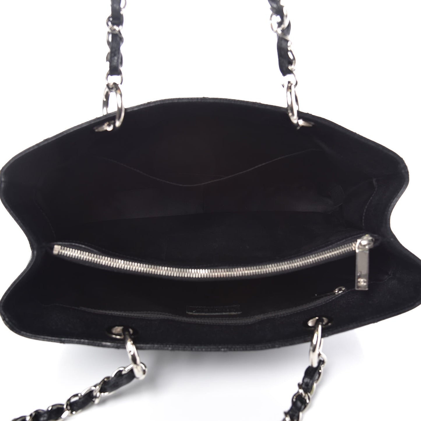 Caviar Quilted Grand Shopping Tote GST Black