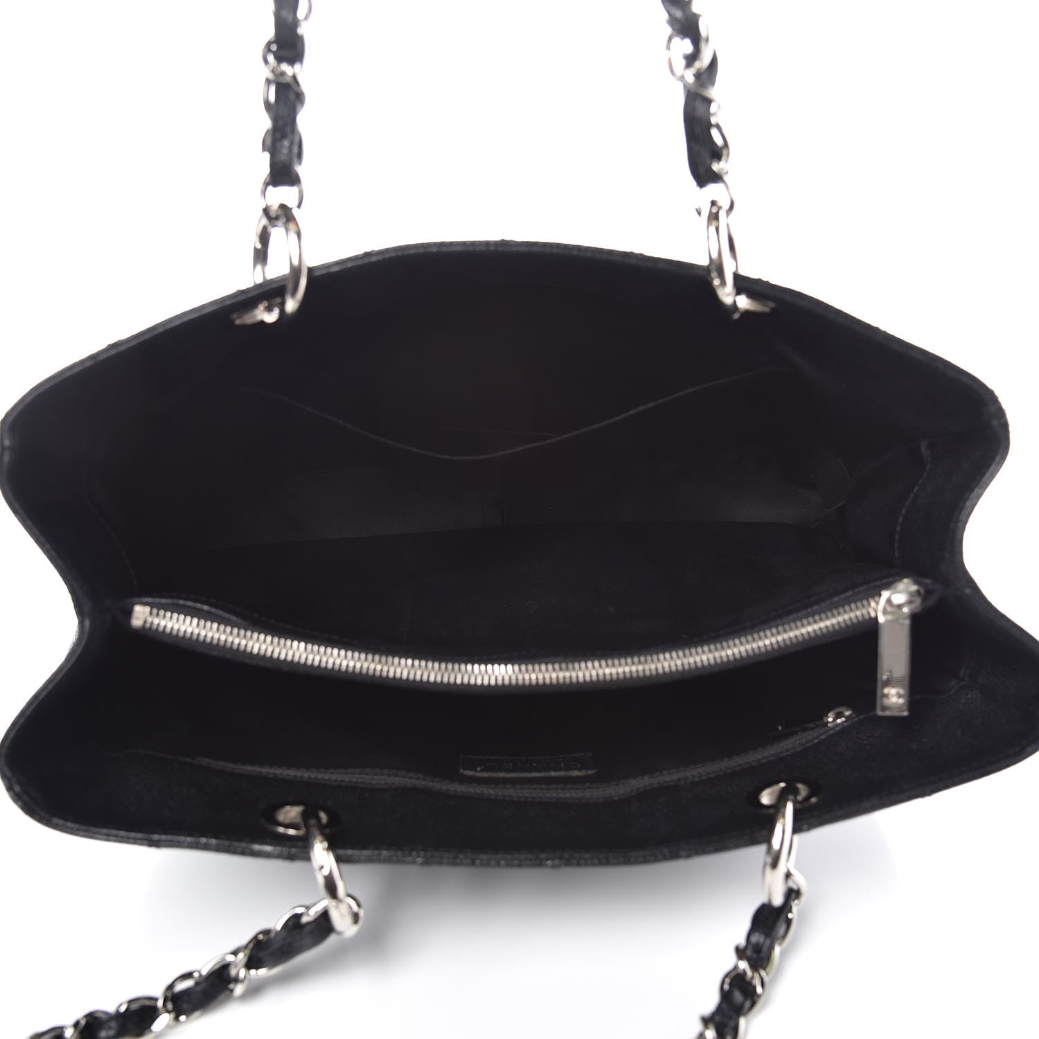 Chanel Caviar Quilted Grand Shopping Tote GST Black 5 of 14