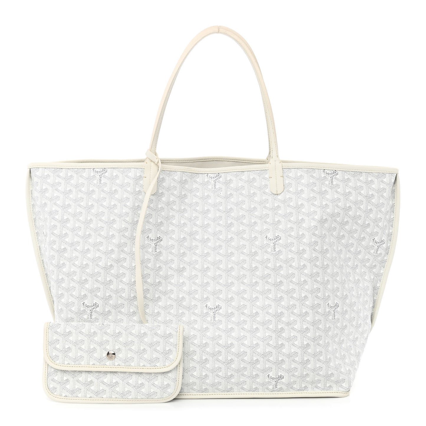 Goyardine Reversible Anjou GM White