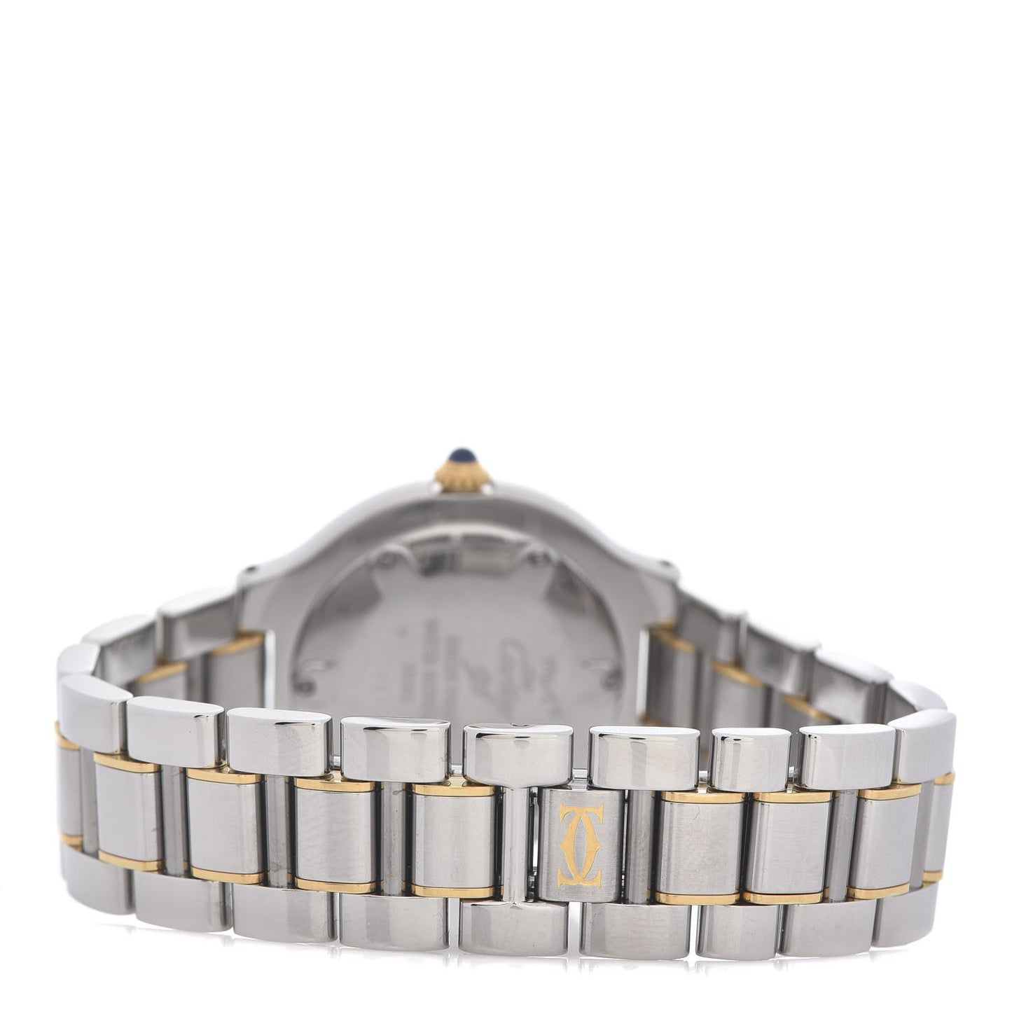 Stainless Steel 18K Yellow Gold 28mm Must De 21 Quartz Watch