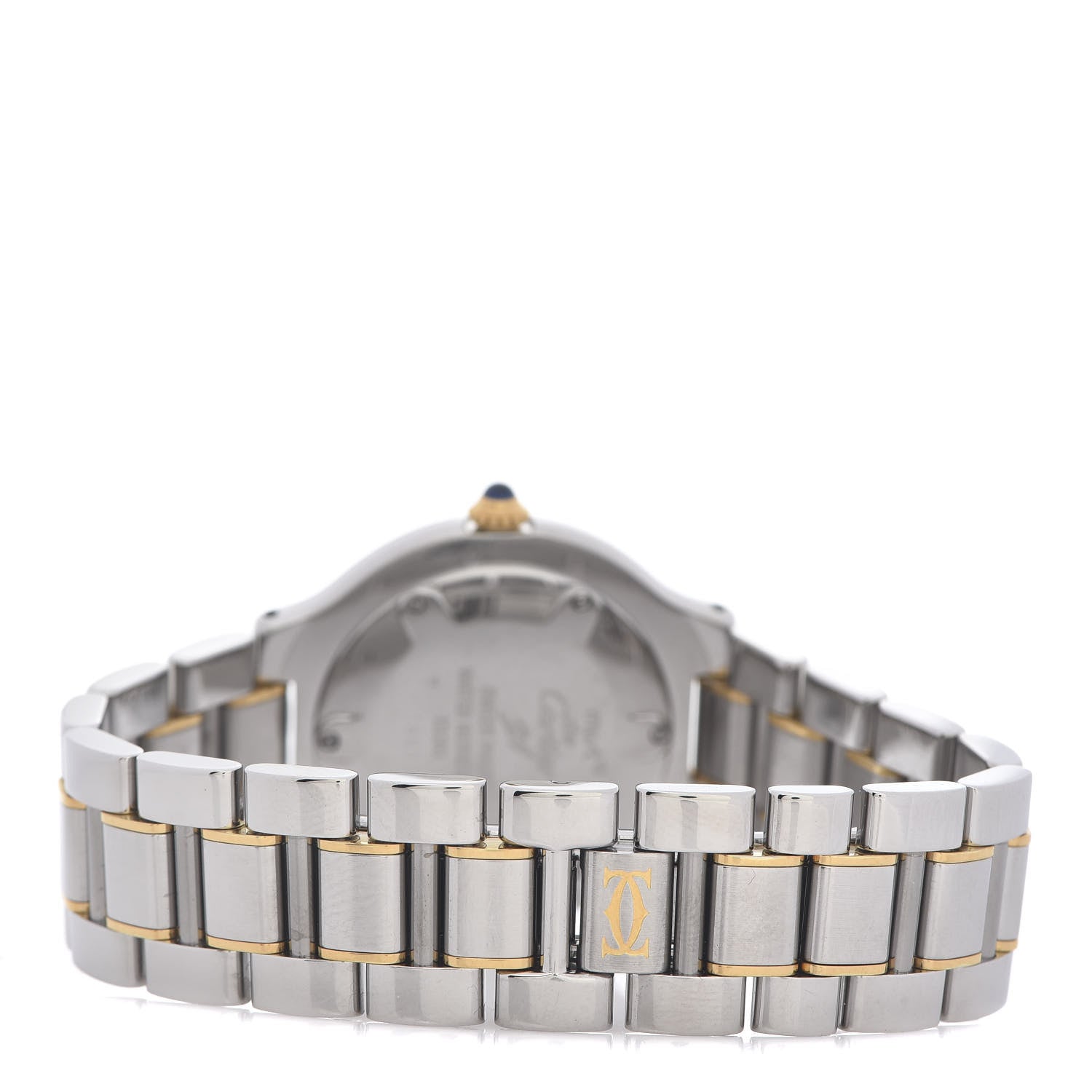Cartier Stainless Steel 18K Yellow Gold 28mm Must De 21 Quartz Watch 4 of 5