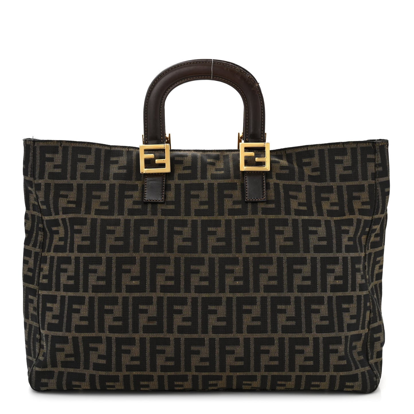 Zucca Top Handle Tote Tobacco