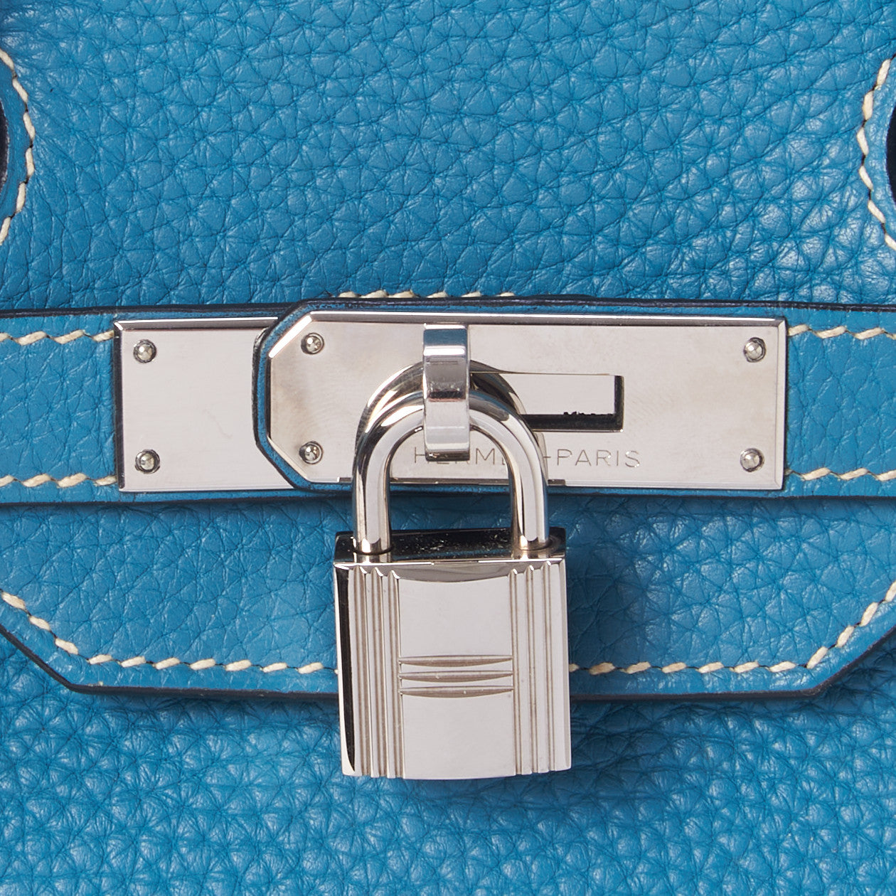 Togo Birkin 35 Blue Jean