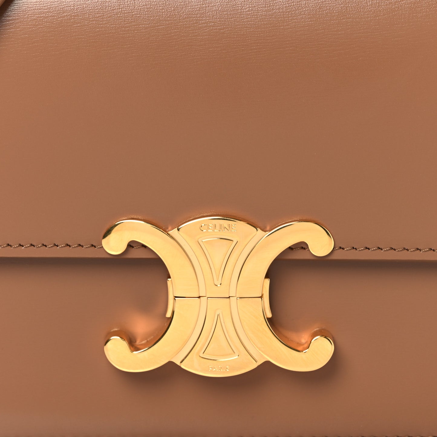 Shiny Calfskin Teen Triomphe Bronze