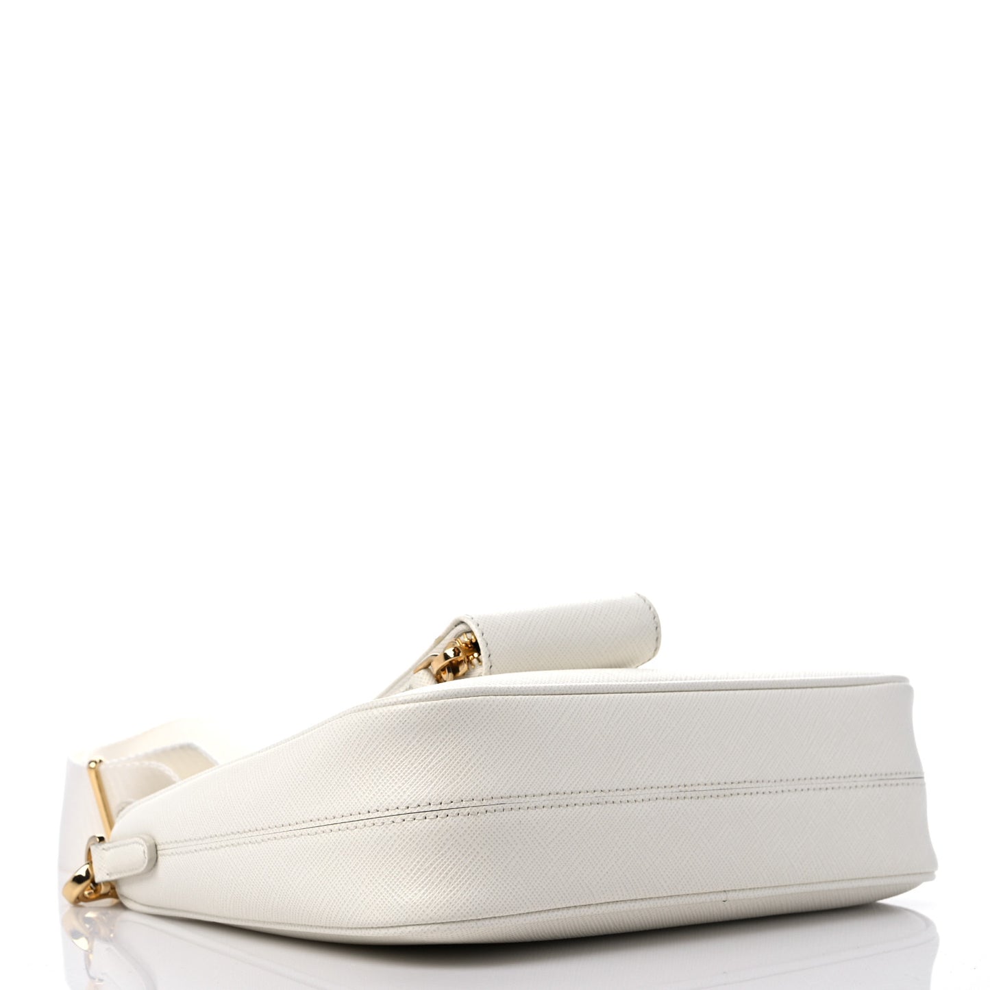 Saffiano Re-Edition 2005 Shoulder Bag White
