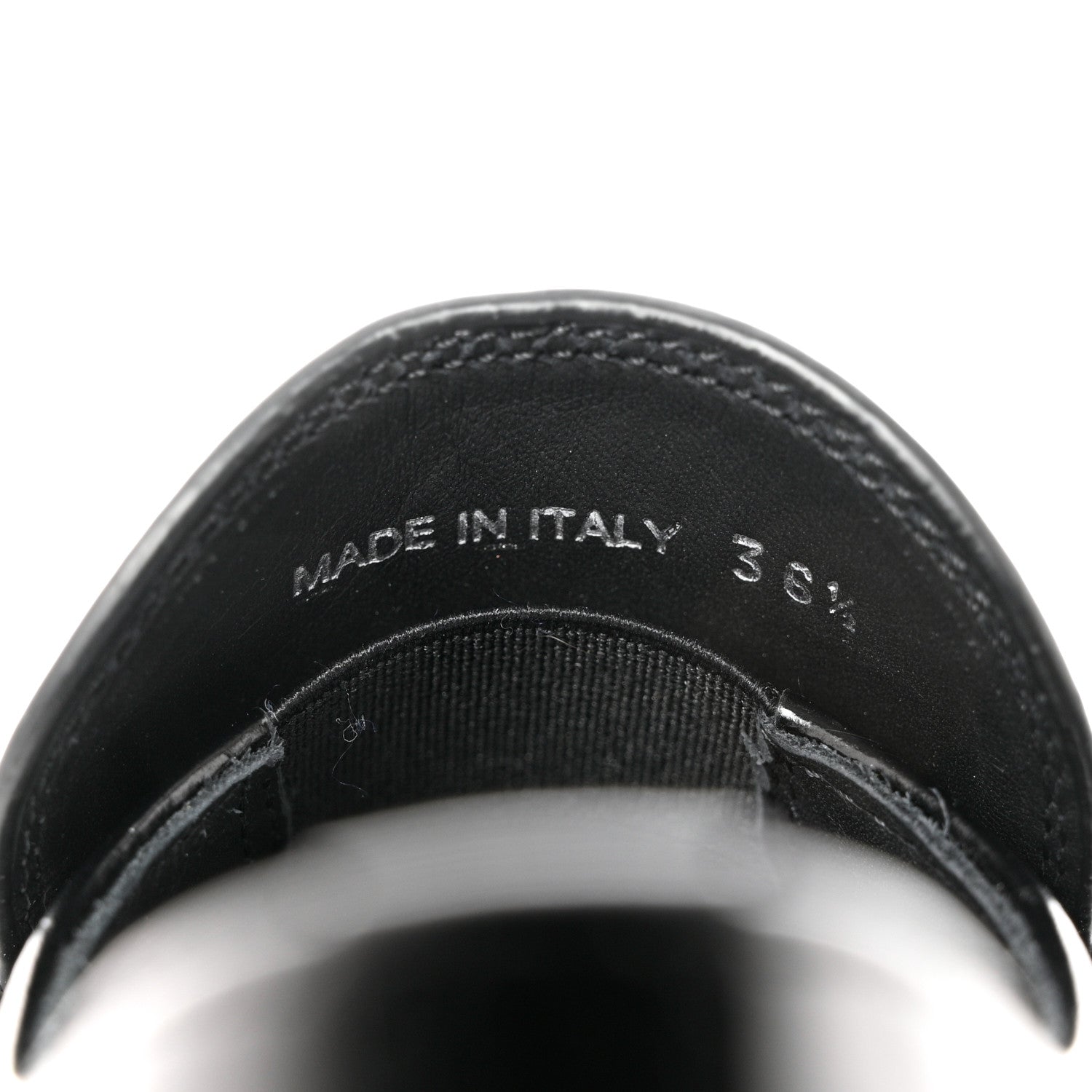 Prada Spazzolato Metal Triangle Logo 50mm Loafers 36.5 Black 8 of 9