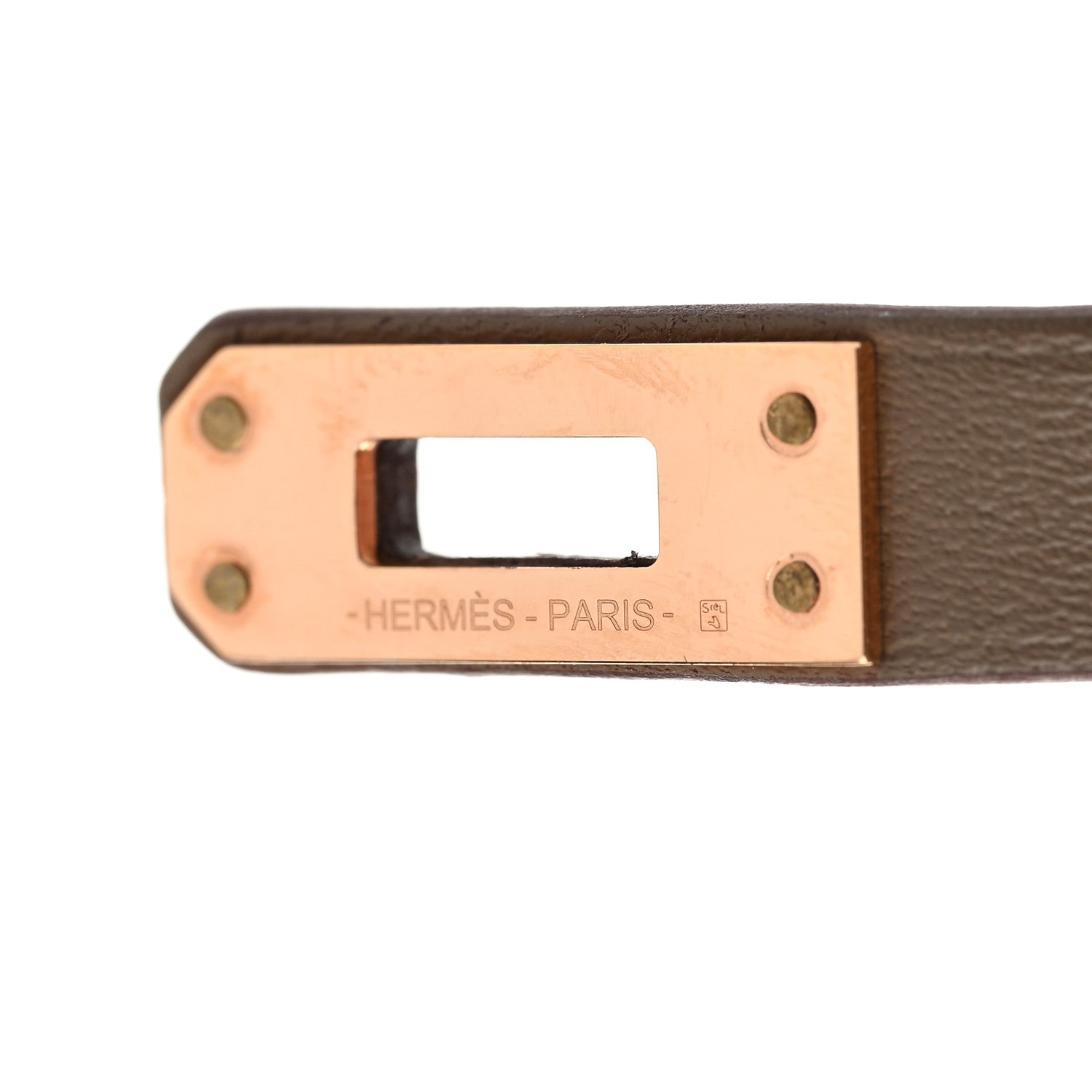 Hermes Swift Mini Kelly Double Tour Bracelet T2 Etoupe 7 of 8