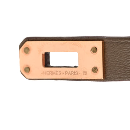 Hermes Swift Mini Kelly Double Tour Bracelet T2 Etoupe 7 of 8