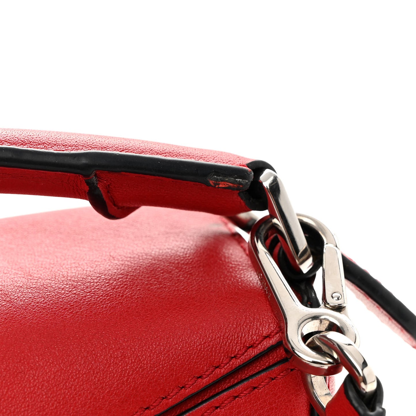 Calfskin Mini Puzzle Bag Pomodoro