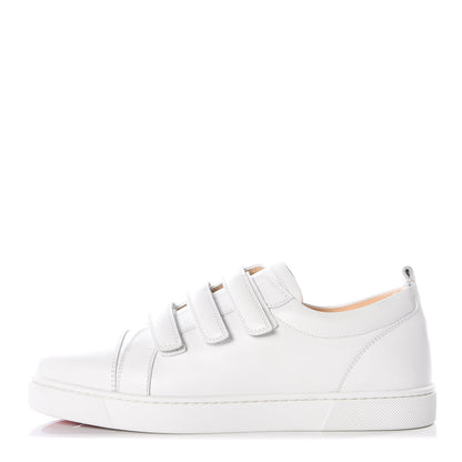 Christian Louboutin Calfskin Kiddo Donna Flat Sneakers 39.5 Bianco 1 of 9