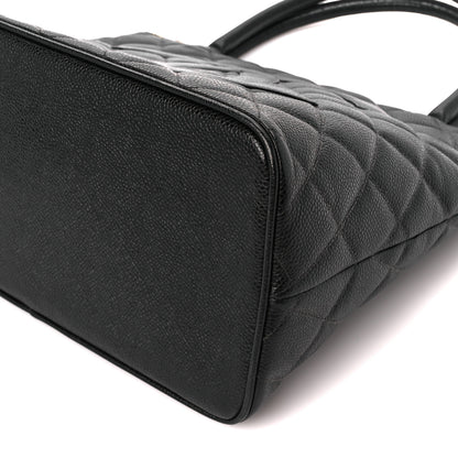 Chanel Caviar Quilted Medallion Tote Black 10 of 10