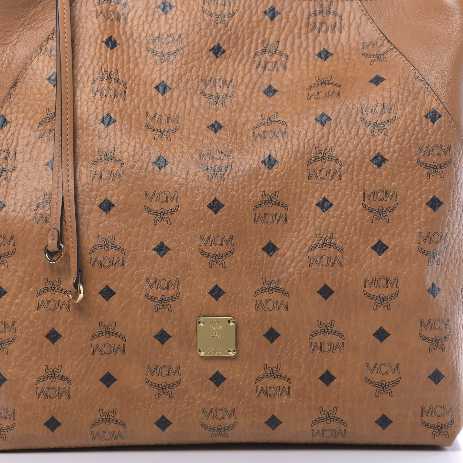 MCM Visetos Large Klara Hobo Cognac 8 of 10
