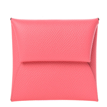 Hermes Epsom Bastia Coin Purse Rose Azalee 1 of 6