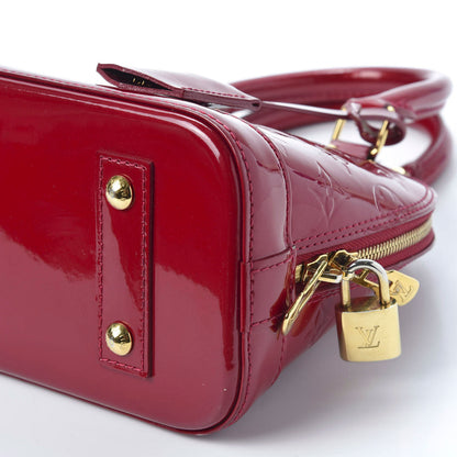 Louis Vuitton Vernis Alma BB Pomme D'Amour 6 of 10