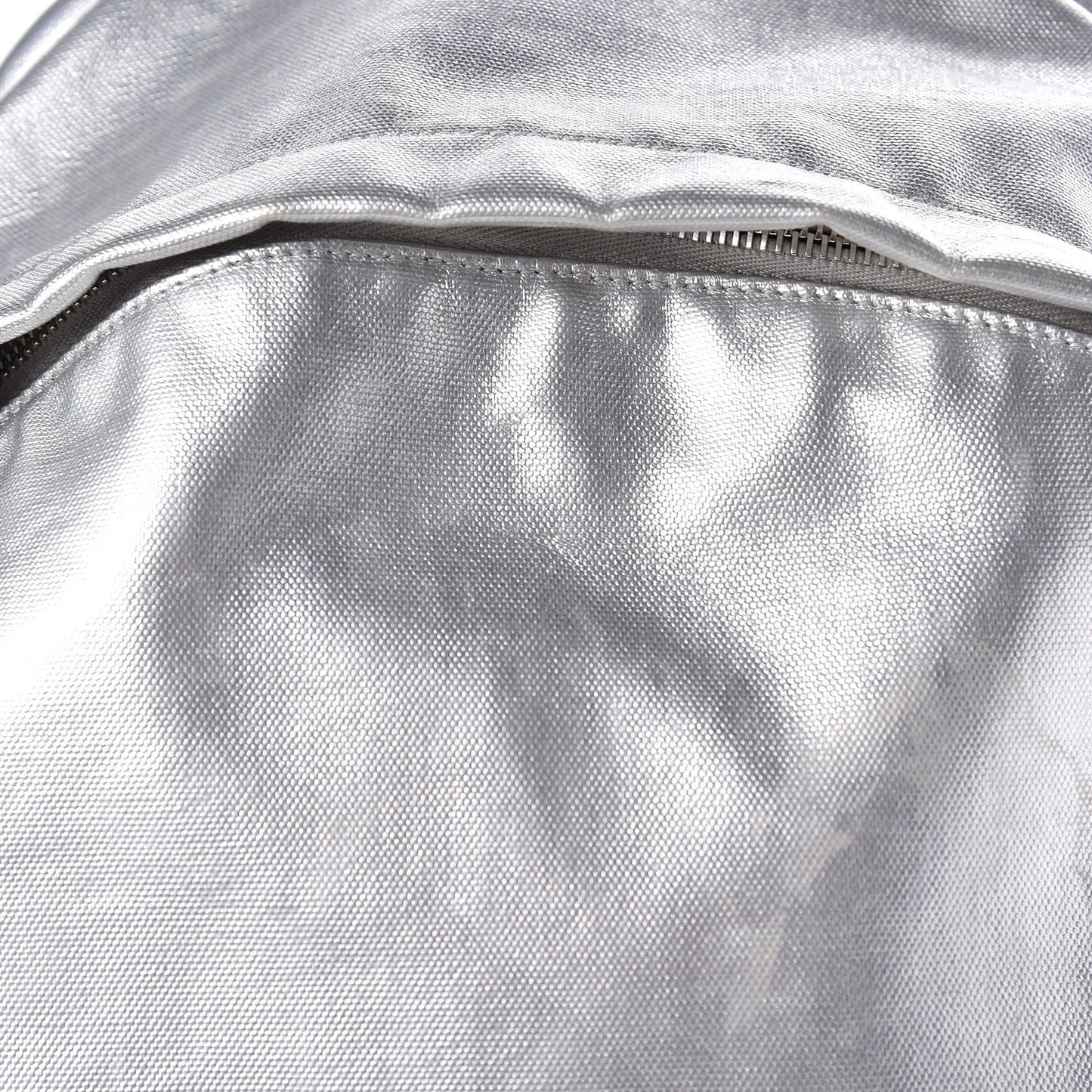 Nylon Metallic Hunting Backpack Silver