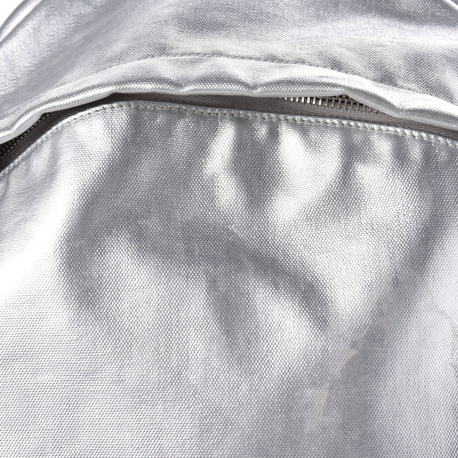 Saint Laurent Nylon Metallic Hunting Backpack Silver 10 of 17