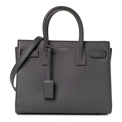 Saint Laurent Grained Calfskin Baby Sac De Jour Fog 1 of 10