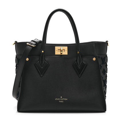 Louis Vuitton Calfskin Monogram Tufting On My Side Black 1 of 9