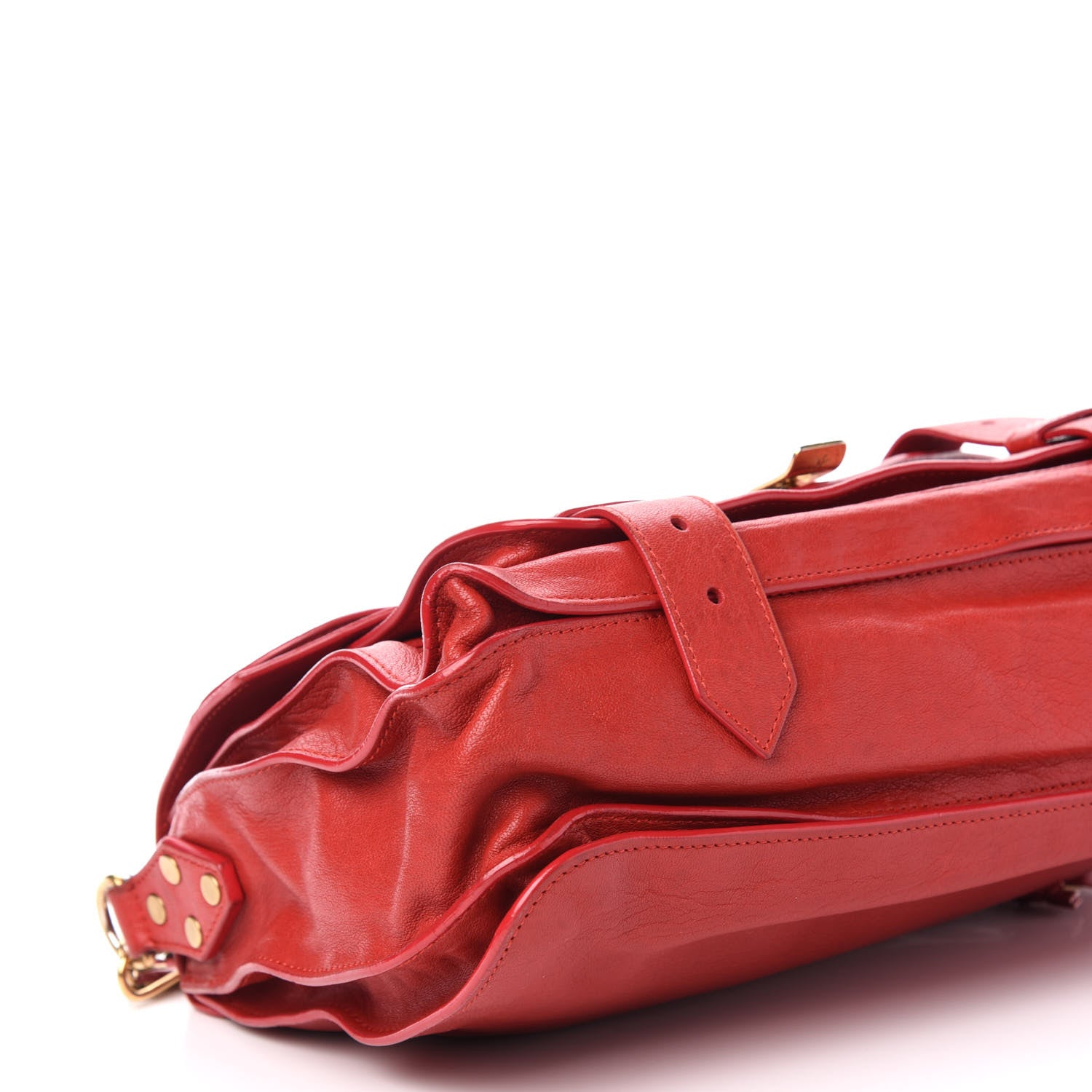 Proenza Schouler Lambskin Medium PS1 Satchel Red 9 of 11