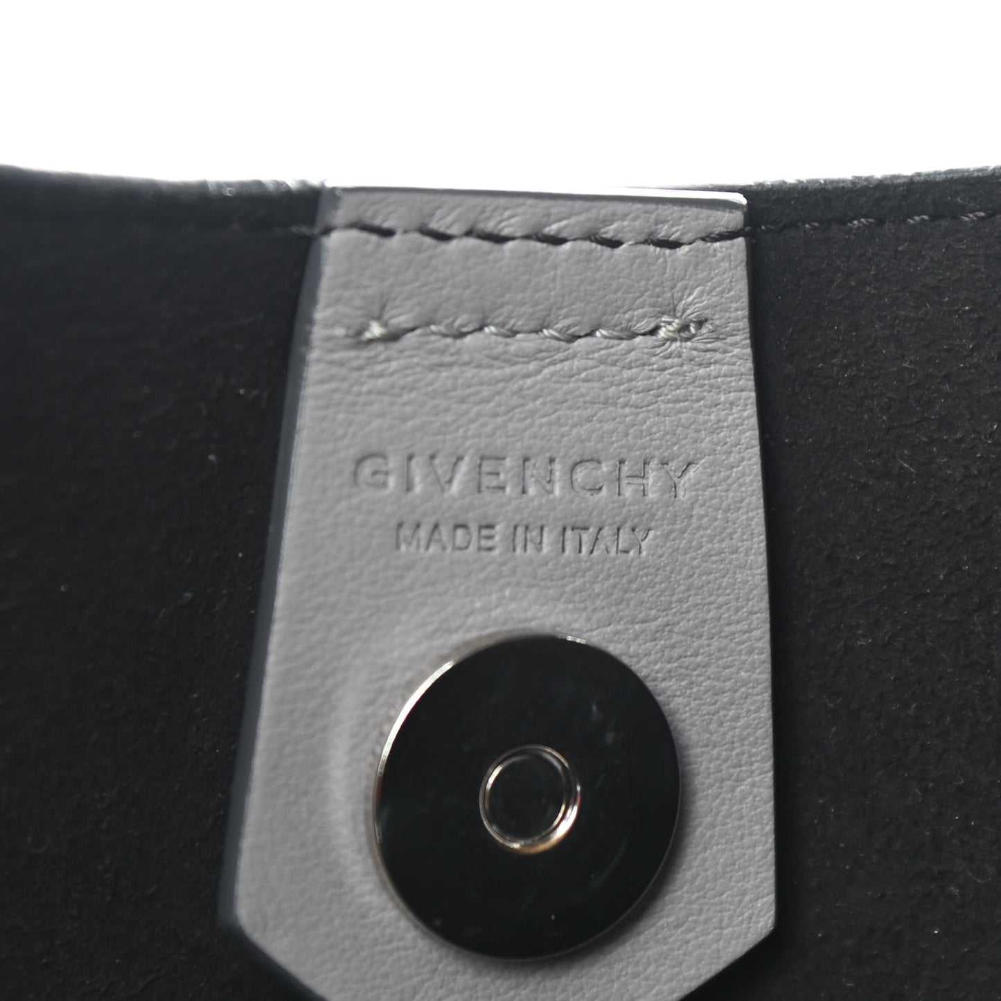 Calfskin Medium Infinity Hobo Bag Pearl Grey