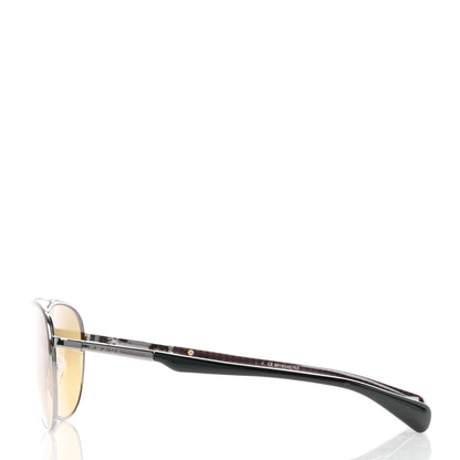Prada Metal Aviator Sunglasses PR51QS Black 3 of 8
