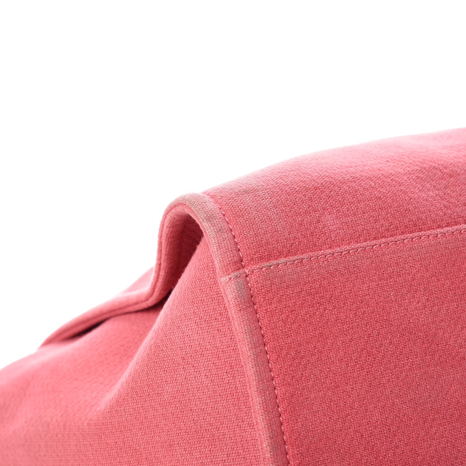 Chanel Canvas Large Deauville Tote Red 12 of 16