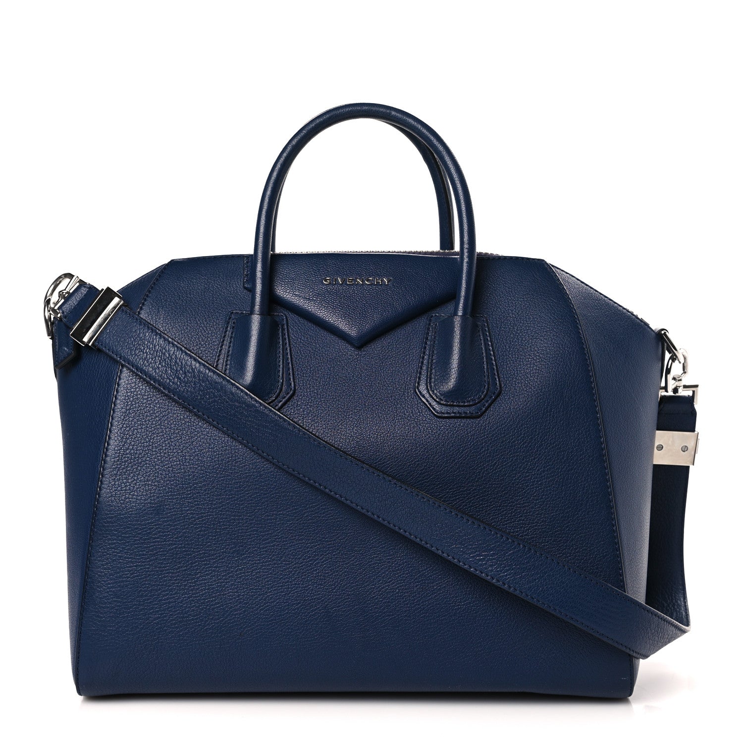 Givenchy Sugar Goatskin Medium Antigona Deep Blue 1 of 11