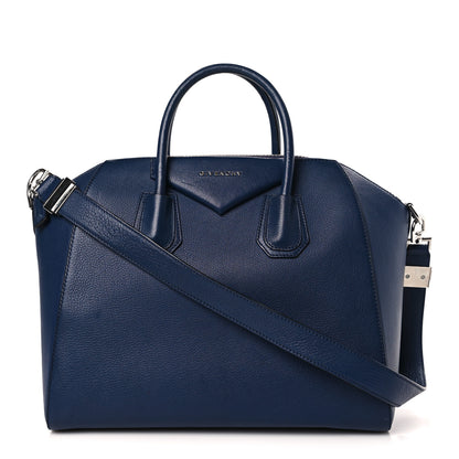 Givenchy Sugar Goatskin Medium Antigona Deep Blue 1 of 11